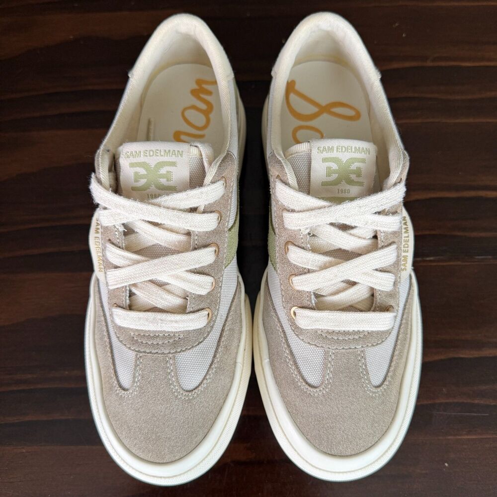 Sam Edelman Layla Sneakers Simone Lace Up Women Shoe Size 7.5 - Picture 2 of 11